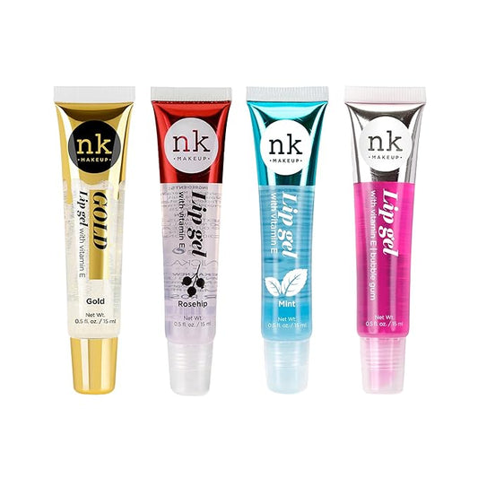 NICKA K NEW YORK Lip Gel, Hydrating, Lightweight, Glides on Effortlessly, Non Sticky Finish Lip Gel Colors (AMZ038)
