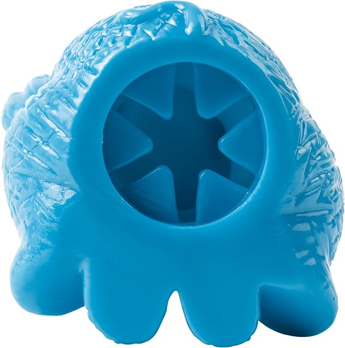 KONG Rewards Zoolooz Treat Dispenser Toy – Interactive Enrichment Puzzle for Dogs – Dispenses Treats & Kibble – Use Ziggies – Assorted Animals (Blue Elephant)