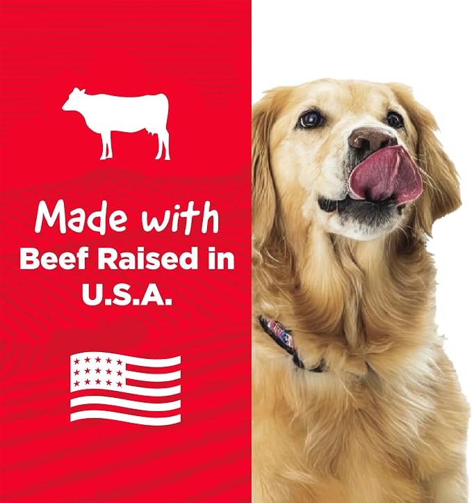 Country Kitchen Beef Jerky Tender Dog Treats, High Protein, 16 oz | Quality Ingredients Made with Real Beef, Low Fat, No Artificial Colors