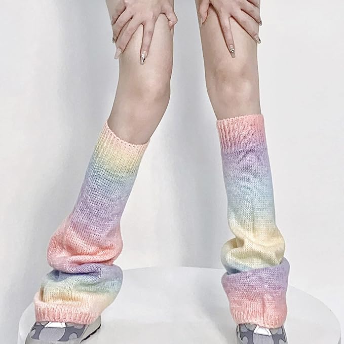 Sexybody Women's Leg Warmers Fashion Knit Warmers Long Socks Cute Y2K Kawaii Japanese Lolita Harajuku Accessories for Girls