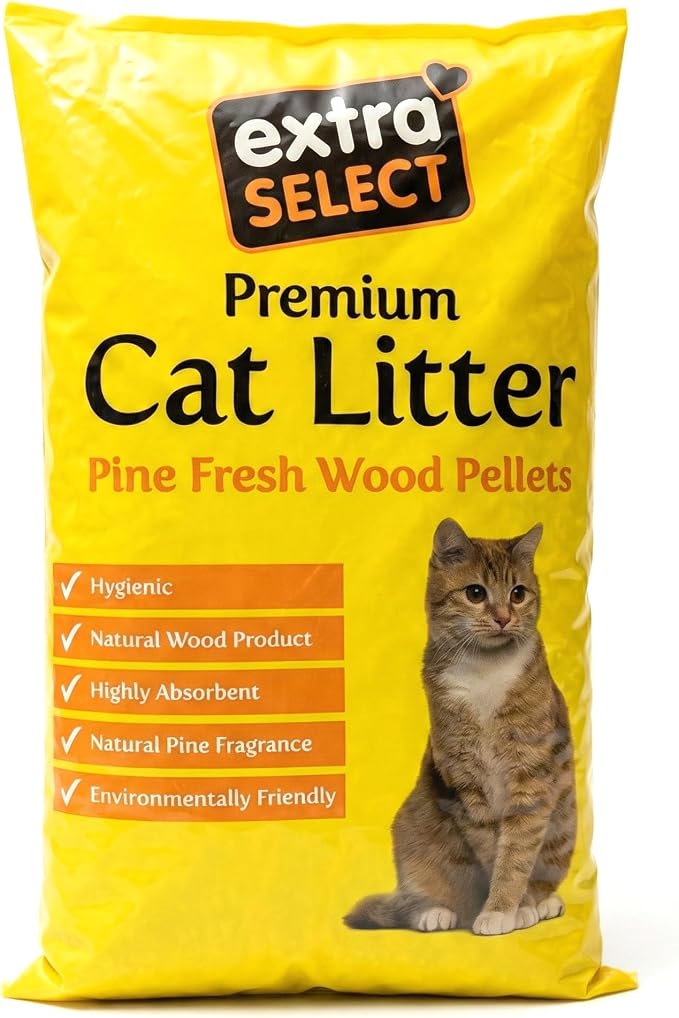 Extra Select Premium Wood Based Cat Litter, 15 L