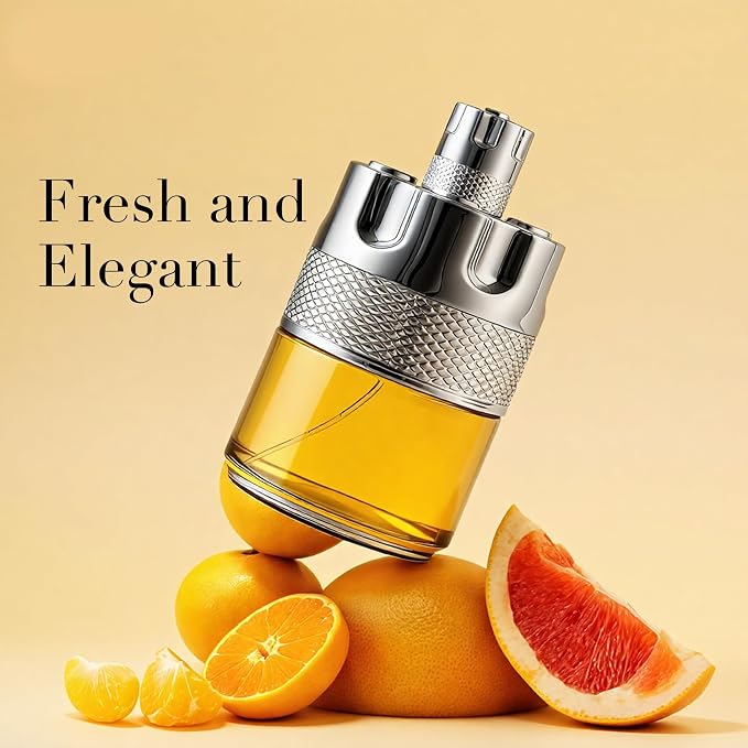 AFLUXE AZURA NOIR Long-Lasting Cologne for Men | Fresh Citrus & Woody Scent | Eau de Toilette 100ml Spray | Day to Night Fragrance1