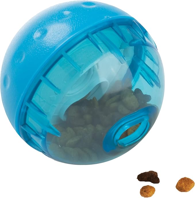 Our Pets Smarter Toys IQ Treat Ball - Colors Mary Vary - 4" - for Larger Dogs | Fill with snacks to reward play, slow feeding puzzle keeps big pups busy, engaged and mentally stimulated at home every day