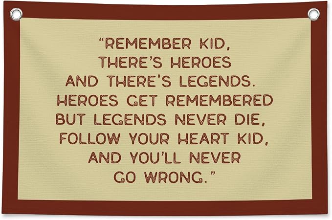 Vintage Baseball Wall Decor for Boys Room, Inspirational Sports Quote Canvas Banner, Retro Baseball Nursery Wall Art for Bedroom Playroom,Baby Shower Gifts,30x20 Inch(Yellow and Red)