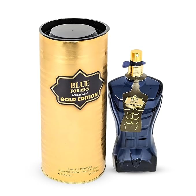 AFLUXE Verse Adonis & Blue For Men Gold Combo Men Cologne 3.4 Fl. Oz Men's Perfume Refreshing Combination of Woody Floral & Fruity Scents Eau De Parfum for Men Lasts All Day Best Gift