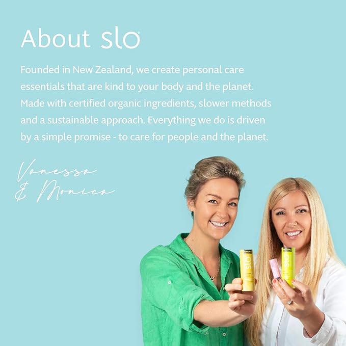 Slo Natural Moisturizing Stick | Body Balm for Dry Skin with Organic Ingredients | Hydrating + Nourishing | Coconut, Cocoa Butter & Antioxidants | Travel-Friendly | Vanilla + Cacao | 2.11oz/60g