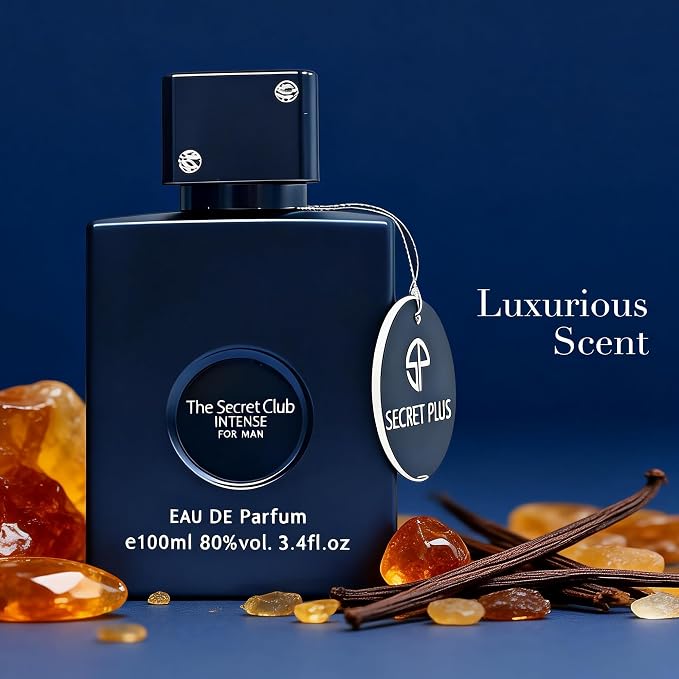 AFLUXE Verse Adonis & The Secret Club Intense Combo Men Cologne 3.4 Fl. Oz Men's Perfume Bold Combination of Woody & Floral Scents Eau De Parfum for Men Lasts All Day Best Gift