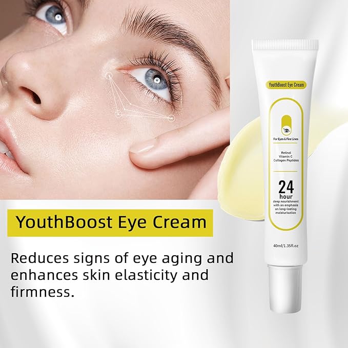 Renewing Retinol & Revive Eye Cream - Helps Improve Look of Fine Lines, Firms & Hydrates for Face and Neck, Refines Skin Texture, Enhances Radiance - 1.35 oz