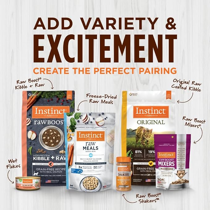 Instinct Flaked Entrees, Wet Canned Cat Food, Rabbit, 5.5 oz. (12 Count) | Tender flaked cuts in savory gravy, high protein, real rabbit, whole-food ingredients, grain-free, hydration support