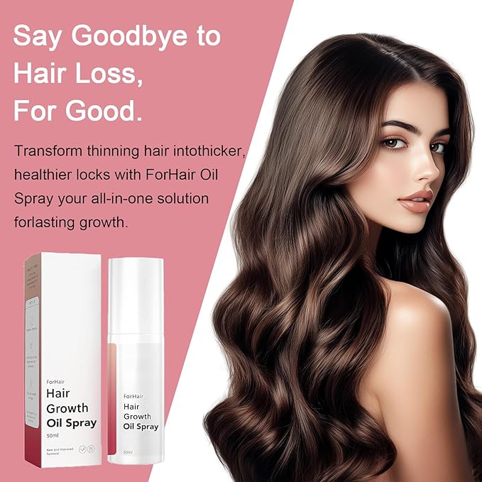 Advanced Hair Regrowth Serum for Scalp 50ml, Hair Growth Oil Spray Promotes Hair Growth and Strengthening - Non-Greasy, Hormone-Free, Fast-Absorbing Formula – Fights Hair Thinning & Hair Loss