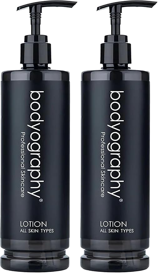 World Amenities Bodyography Hydrating Lotion Pump - Moisturizing Body Lotion for Dry Skin (Pack of 2)