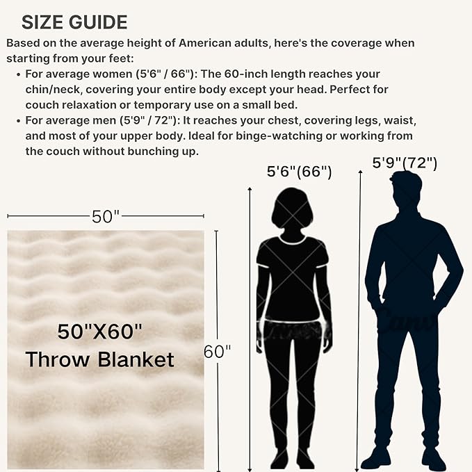 YUSOKI 3D Fleece Bubble Throw Blanket,Olive Green, 50"x60" | Ultra Soft, Non-Shedding, Lightweight for All Season Use, stays fluffy after repeated washes, Perfect Gifts, Machine Washable