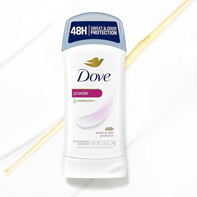 Dove Powder Invisible Solid Anti-Perspirant Deodorant 2.6 oz (Pack of 6)