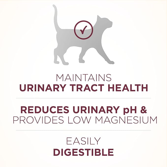 Purina ONE High Protein Urinary Tract Health Dry Cat Food, 16 lb Bag | Made with real chicken, no artificial flavors or colors. Low-magnesium formula balances pH and boosts immune defense