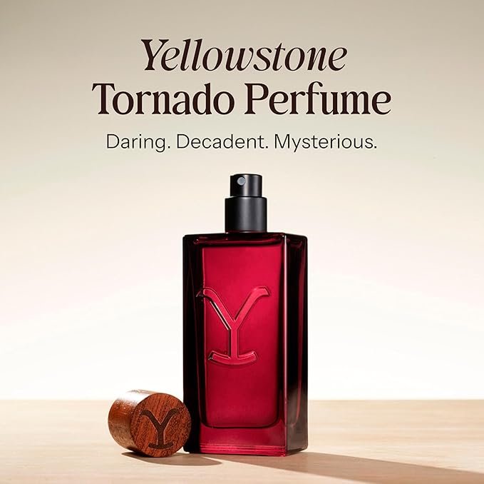 Tru Western Yellowstone Tornado Women’s Eau de Parfum, Wind Bloom Jasmine, Blue Cyclamen, Amberwood, Burnt Sugar Crystals & Vanilla Cedar, 1.7 fl oz (50 ml)