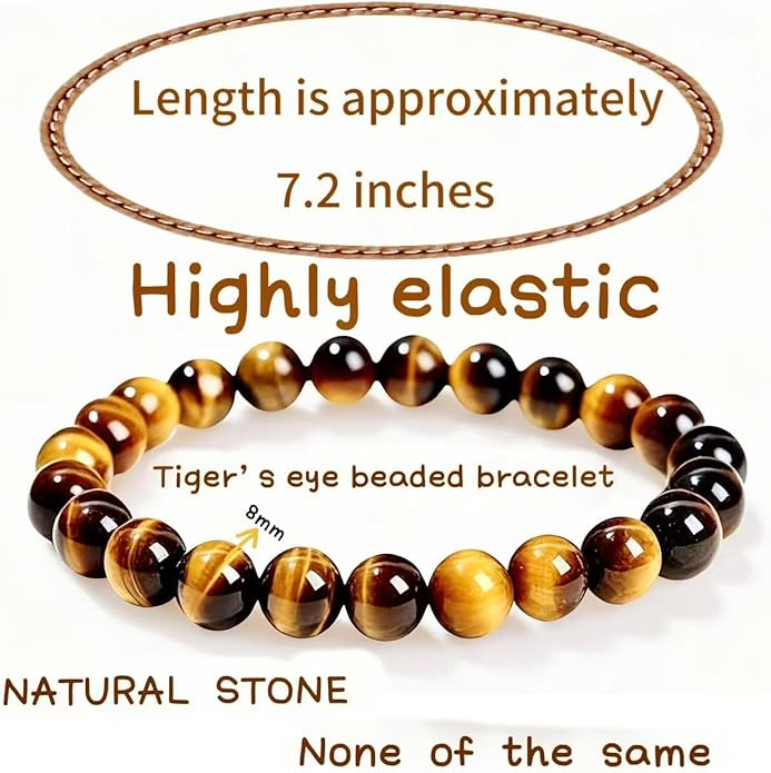 Bracelets for Women，Stretch Unisex Crystal Bead Bracelet -Chakra Healing Stone Luck Energy Bracelet, Ideal Graduation Birthday Gift