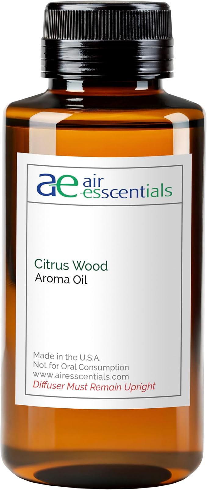 Citrus Wood Aroma Oil, Essential Oils Blend for Diffusers & Scent Machines, Fresh Bergamot & Green Apple, Aromatherapy, Cold Air Diffuser Compatible, 300 mL