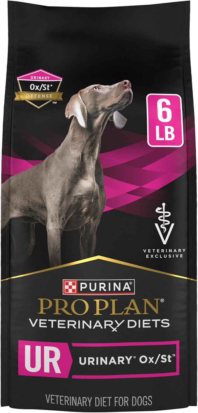 Pro Plan Veterinary Diets Purina UR Urinary Ox/St Canine Formula Dog Food Dry Kibble - 6 lb. Bag