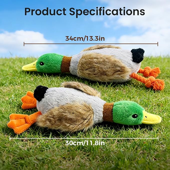 Indestructible Dog Toy for Aggressive Chewers, Durable Stuffed Squeaky Dog Toys for Small Medium Large Dogs, Interactive Chew Teething Puppy Toy for Indoor Outdoor Play (Natural Green 1)