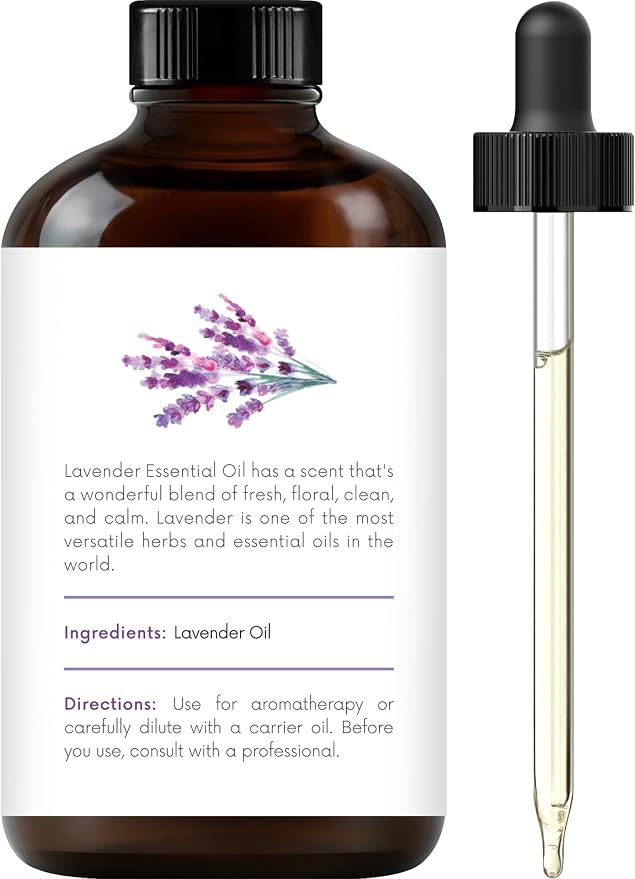 Handcraft Blends Calm & Uplift Set: Lavender and Lemon Essential Oils – (2 x 4 Fl Oz) – 100% Pure & Natural – for Diffuser, Aromatherapy, and DIY Projects