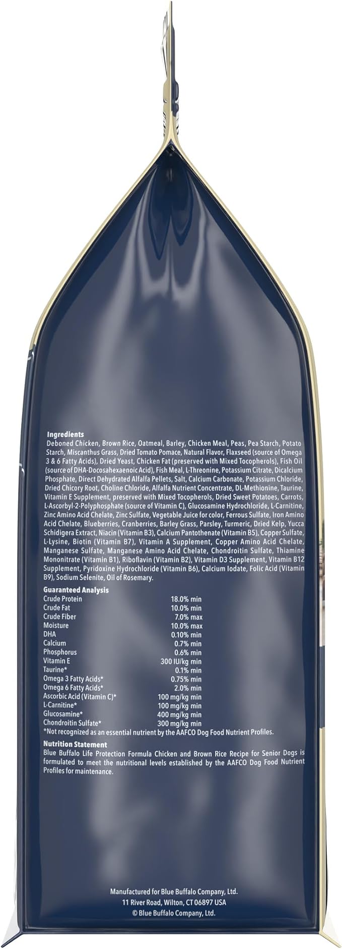 Blue Buffalo Life Protection Formula Chicken Senior 7+ Dry Dog Food, 5 lb | Real Chicken #1 Ingredient, Glucosamine & Chondroitin for Joint Health & Mobility, Antioxidant-Rich LifeSource Bits,