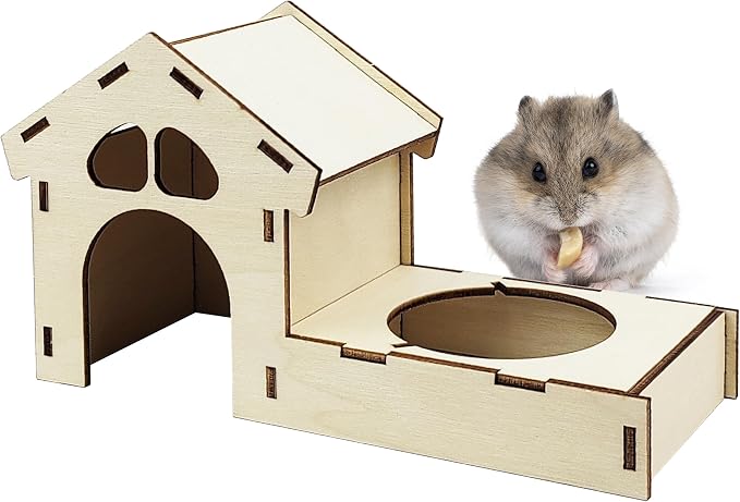 Big+Spring+Sales,Hamsters Foraging Toys, Small Animals Hide Treats Foraging Puzzle Toys,Wooden Foraging Game Interactive Enrichment Toy for Hamsters,Chinchillas,Rats and Gerbils