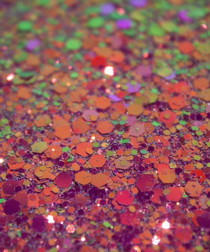 KARIZMA Galaxy Dust Body Glitter. 10g Chunky Face, Hair, Eye and Body for Women. Rave, Festival Accessories, Cosmetic Makeup. Loose Glitter Set