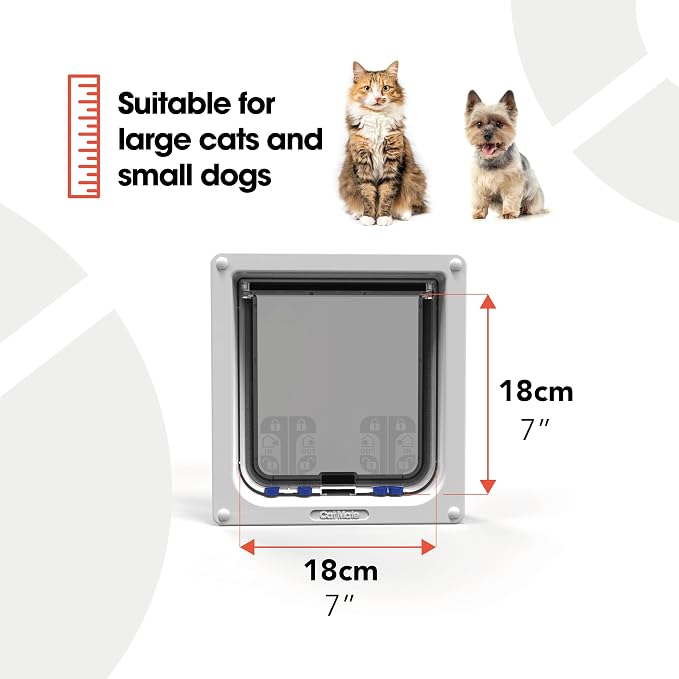 Cat Mate 4 Way Locking Large Cat/Small Dog Door