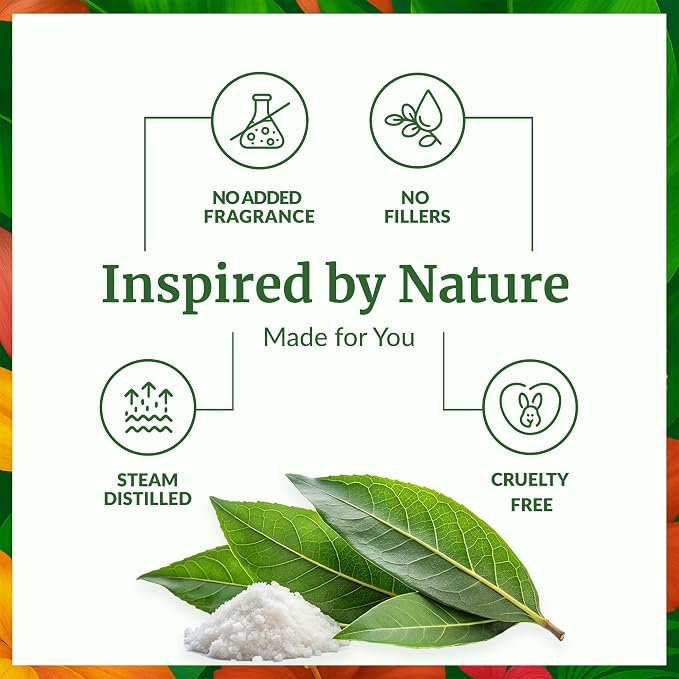 SVA Camphor Essential Oil 16 Fl Oz – for Diffuser, Skin & Hair Care – Ideal for Massage & DIY Blends