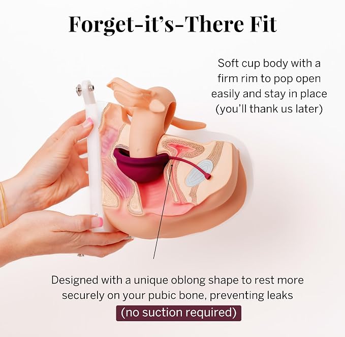 Pixie Menstrual Disc for Feminine Care - Ranked 1 for Best Tampon Alternative Period Disc - 100% Medical-Grade Silicone - Removes Like a Tampon - Wear 12 Hours - Capacity of 3 Tampons (Small)