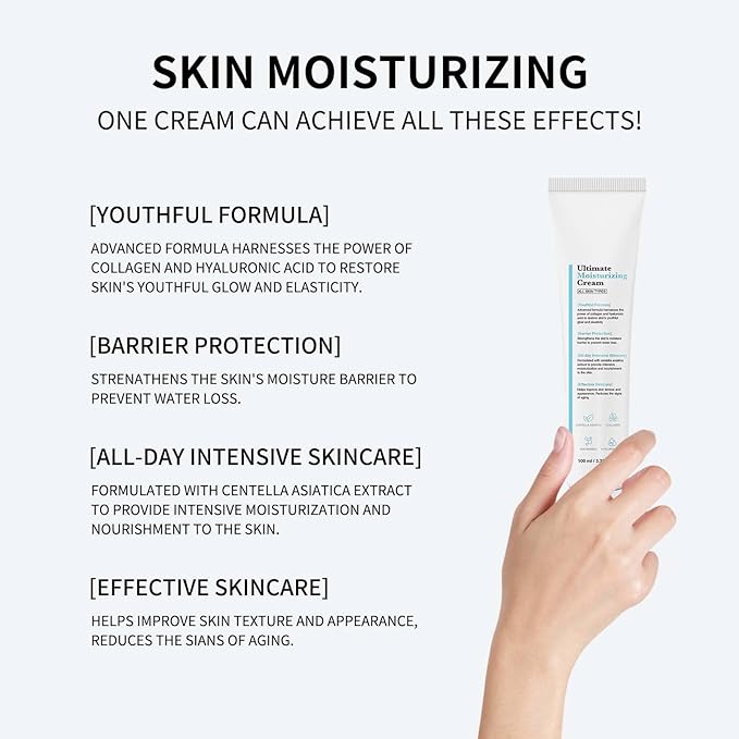 Youthful Formula Ultimate Moisturizing Cream, Cream Korean, Youthful Formula Moisturizing Cream Cream,For All Skin Types 100ml/1pcs