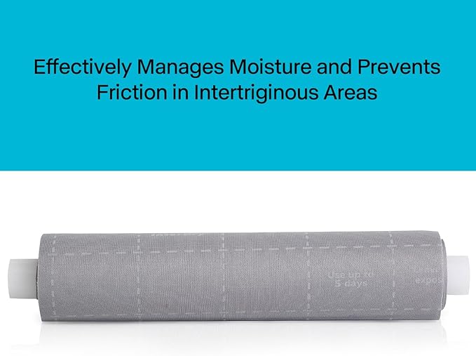 10"x144" Soft, Breathable Fabric Roll with Silver Complex – Ideal for Wound Care, Dressings, and Skin Fold Protection