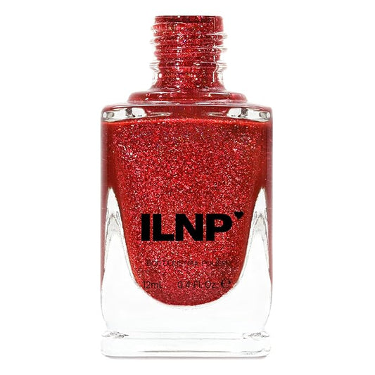 ILNP Cherry Luxe - Rich Red Holographic Nail Polish
