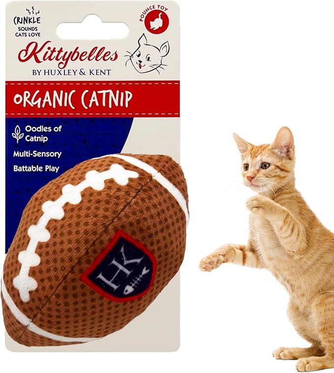 Huxley & Kent Power Plush Squeaky Dog Toy, HK Football
