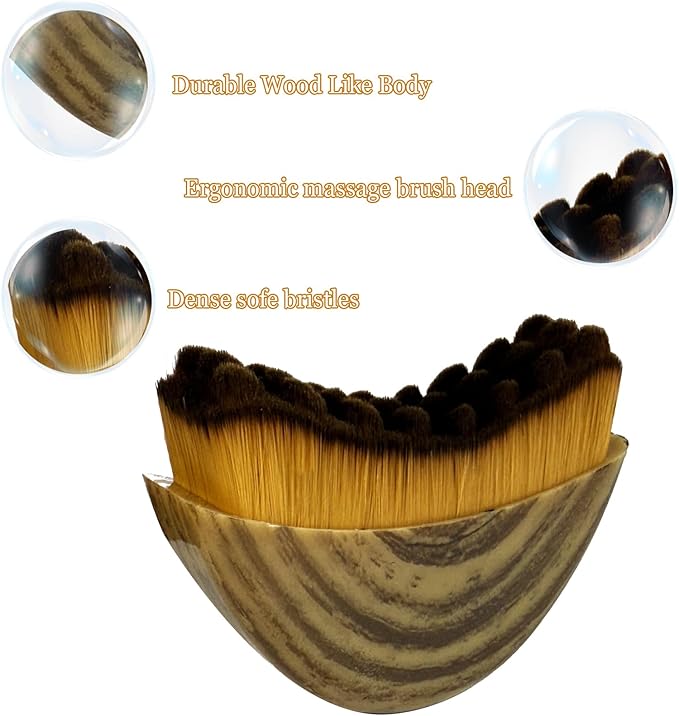 Lymphatic Contour Face Brush, Lymphatic Drainage Massager for Face, Ergonomically Designed to Fit The Skin Precisely (2PCS)