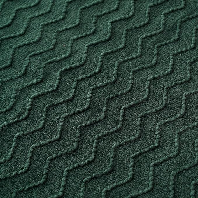 BATTILO HOME Christmas Green Throw Blanket for Couch, Forest Green Throw Blankets, Christmas Decorative Throw Blanket for Sofa Bed, Christmas Decor, 50"x60"