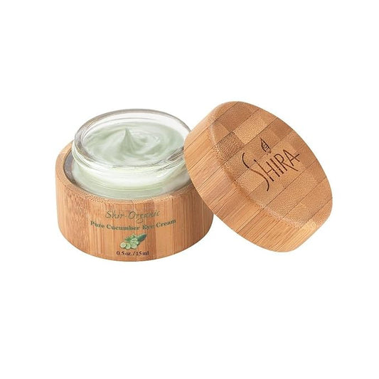 Shira Shir-Organic Pure Cucumber Eye Cream For Dark Circles Eye Puffiness Wrinkles Instant Hydration Anti Aging Eye Cream for All Skin Type (15 ML)