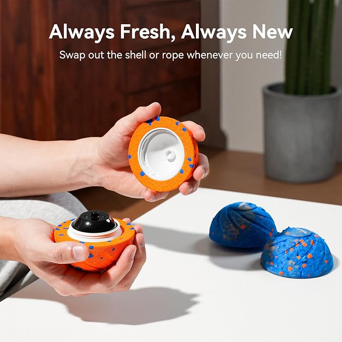 Cheerble Smart Interactive Dog Toy, Wicked Ball AIR, E-TPU Material | Automatic Moving, Bouncing, and Rotating, IPX7 Waterproof Rating, Active Rolling Ball for Puppy, Medium and Large Dogs