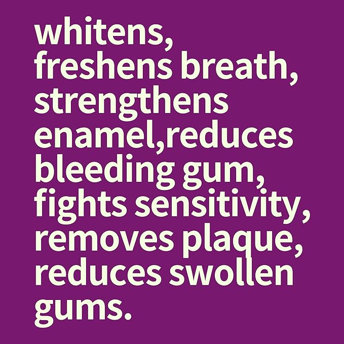 Ecosmiles Fluoride Free Gum Health & Whitening Toothpaste, for Bleeding Gums & Gingivitis, Reduces Tooth Sensitivity, Repairs Enamel & Removes Plaque, with Hydroxyapatite, SLS Free, Mint, 3.52 oz
