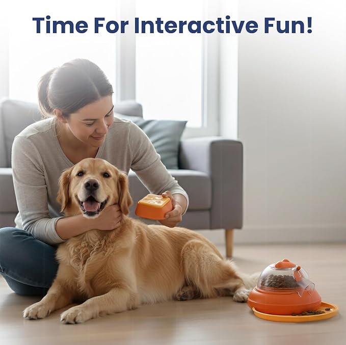 PawsPik Wireless Remote Interactive Dog Feeder, Medium
