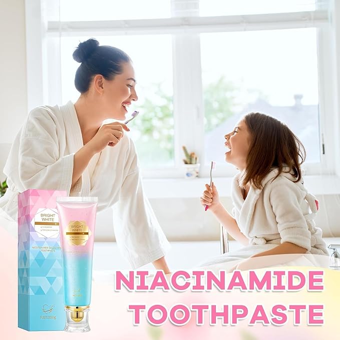 Niacinamide Whitening Toothpaste, Niacinamide Intensive Whitening Toothpaste, Enamel Protection & Long-Lasting Fresh Breath, Stain Removal - Daily Use for Improves Gum Health, Deep Cleaning Care (2)