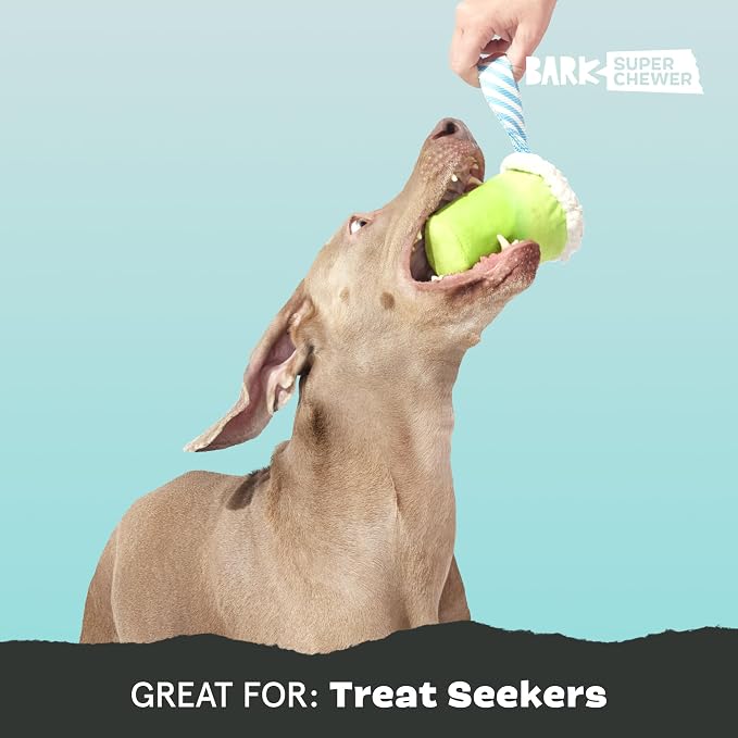 BarkBox Get Ripped Margrrrita Super Chewer Tough Dog Chew Toy - 2 Toys in 1