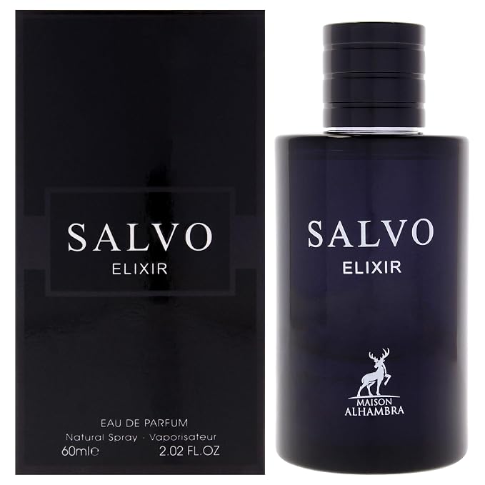 Salvo Elixir by Maison Alhambra for Men - 2.02 oz EDP Spray