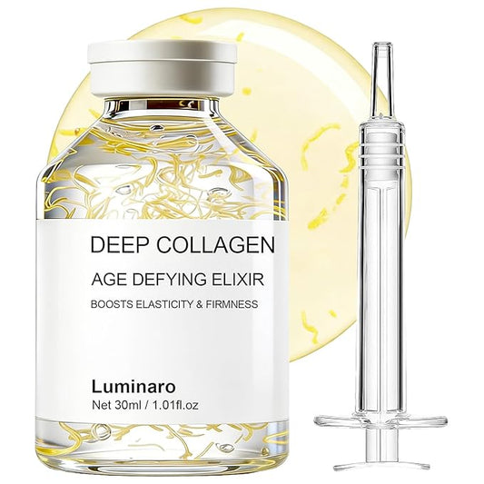 Collagen Silk Peptide Intensive Ampoule, Silk Peptide Intensive Lifting Ampoule，Anti-Aging Hydrating Serum for Face with Collagen & Multi Peptides，Hydrating Korean Skincare Facial Serum
