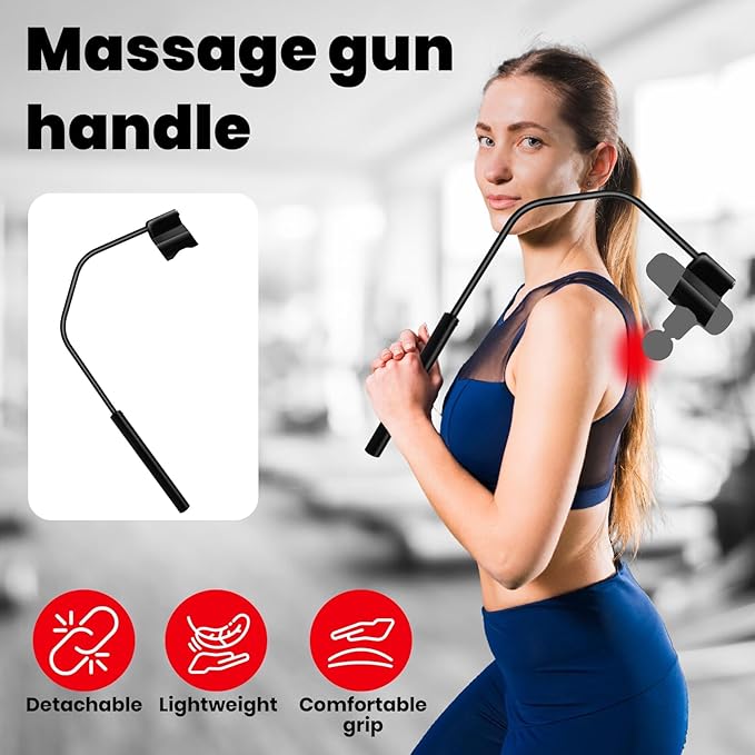 Massage Gun Holder for Back, Compatible with Most Mini Massage Guns, for Hard to Reach Areas (Works with Cute X)