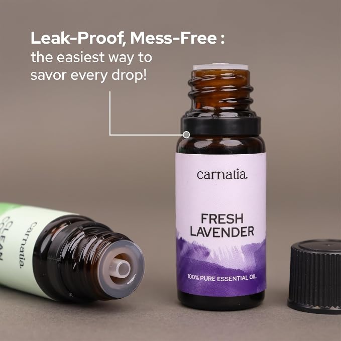 Carnatia Laundry Day Fragrance Oil Set – 6 Fresh & Clean Scents for Laundry, Linens & Home | Aromatherapy Oils for Dryer Balls, Diffusers & Room Freshening