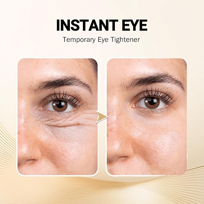New Perfection Eye Tightener, Gentle Skin eye tightener, Instant Temporary eye tightener Cream, Reduces The Look of Under eye Bags, Dark Circles & Puffiness, Anti-Aging Fine Lines (4 Bottle)