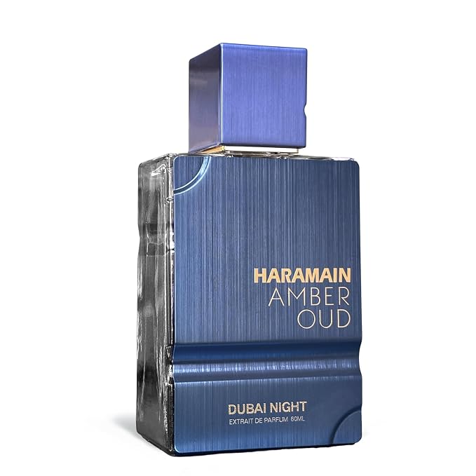 Al Haramain Amber Oud Dubai Night | Oud & Amber Cologne for Men | Long-Lasting Scent with Bergamot & Saffron 60ml (2.0 oz)