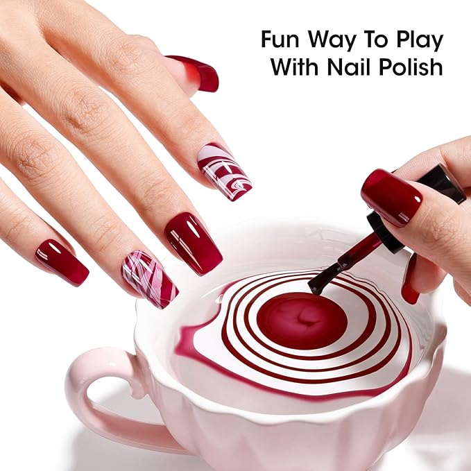 Gellen 12-Color Nail Polish Set, 10ml Fall Winter Trendy Air Dry Regular Nail Polish for Women Finger Toe & Fake Nails, Not UV Gel, Toxin TPO HEMA Free, Black White Gray Nude Red Brown Gold Silver Set