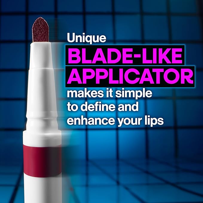 wet n wild Perfect Pout Lip Liner Stain, Long-Lasting Transfer-Proof Formula with Blade-Like Applicator for Precision & Full Lip Coverage, Vegan & Cruelty-Free - I'm Blushing